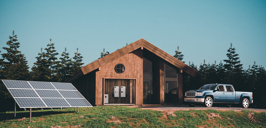 Off grid solar system for home